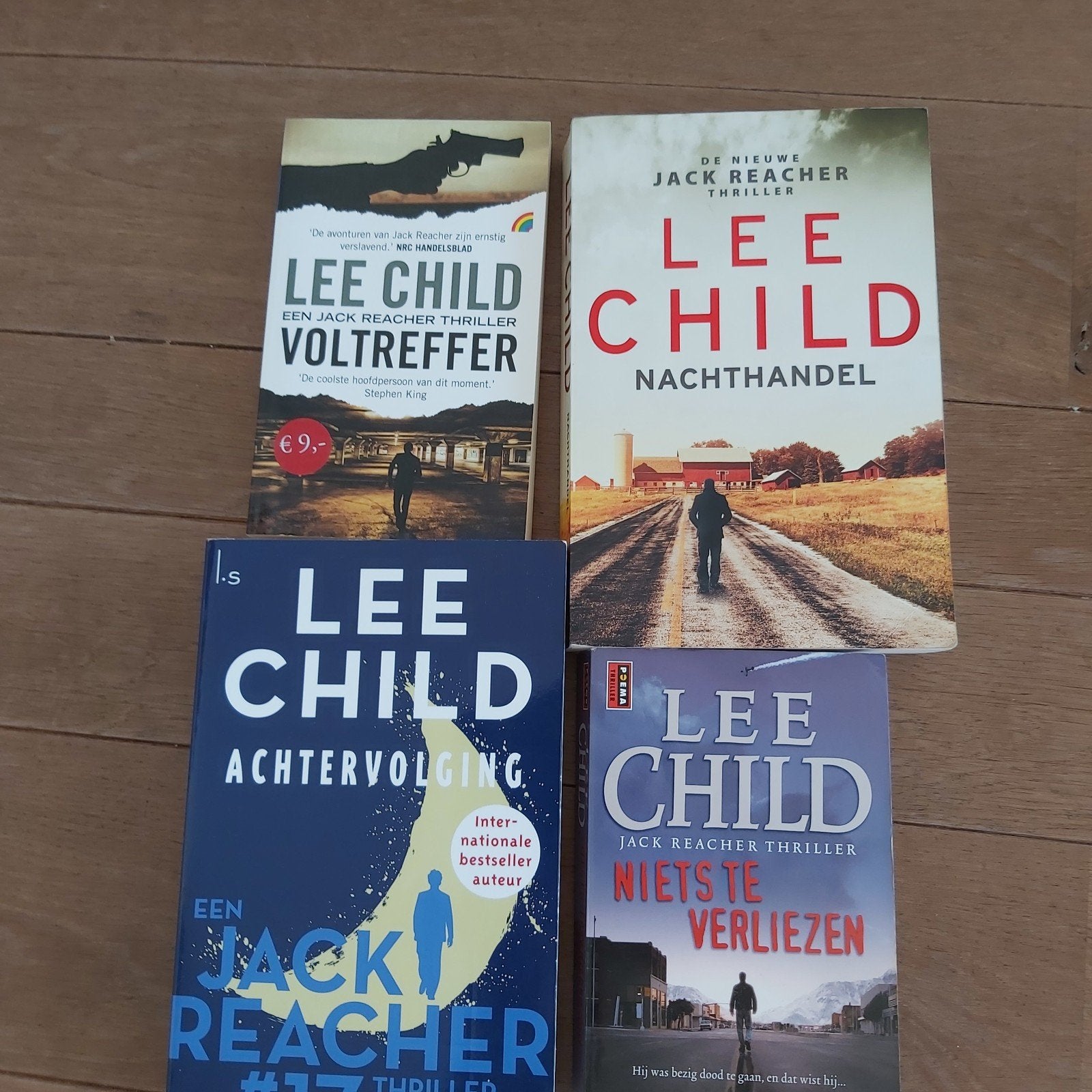 Lee Child Jack Reacher Thrillers - 4 Boeken, Boeken, Ophalen of Verzenden, Gelezen, Lee Child, Nederland