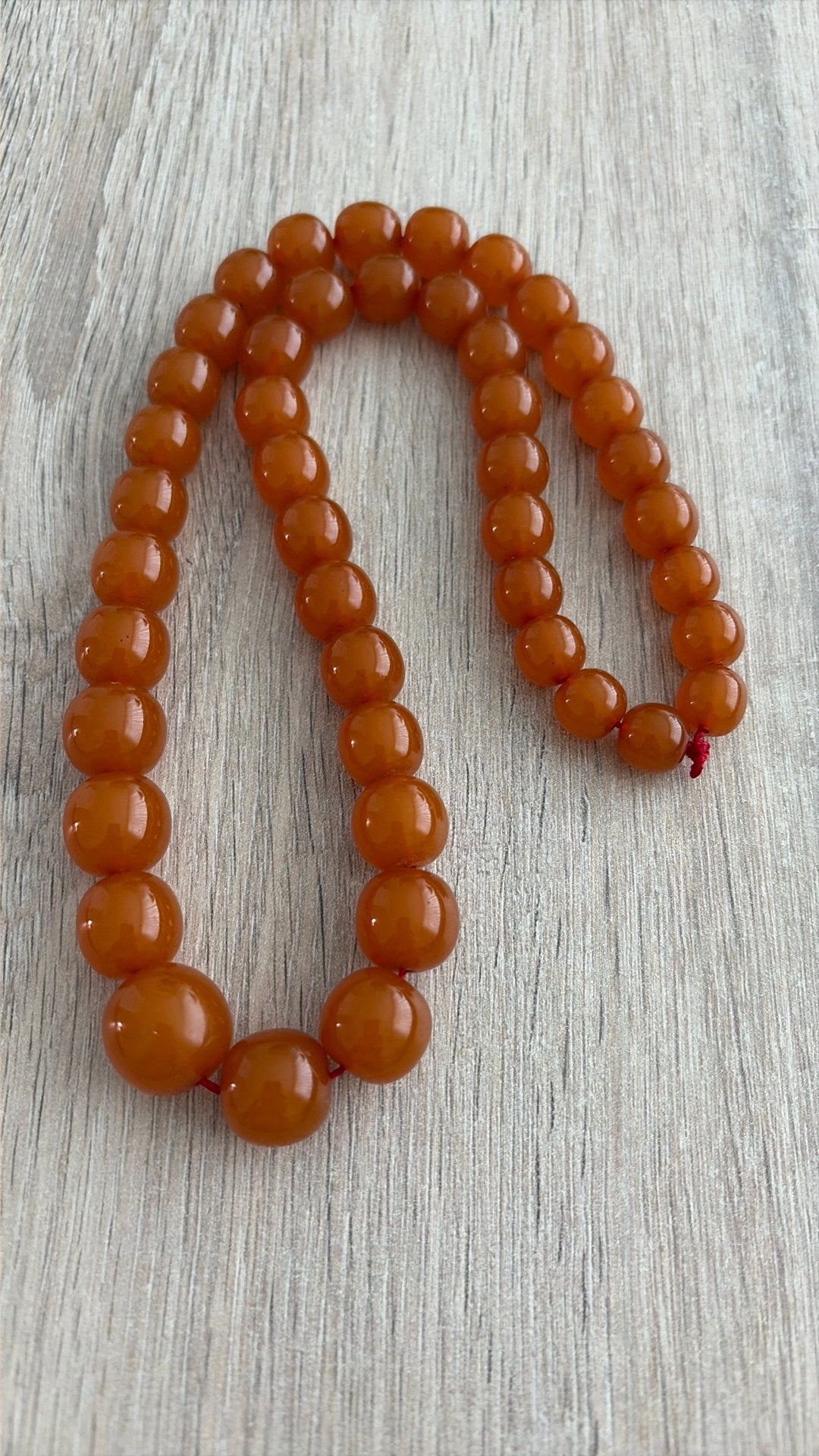 Vintage barnsteen ketting, Verzenden, Overige materialen, Ketting