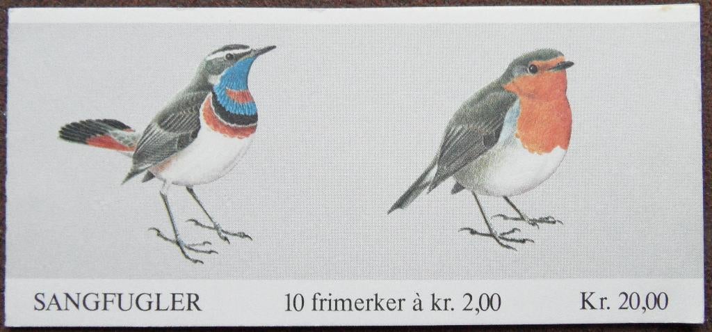 Postzegelboekje Noorwegen - Zangvogels, Ophalen of Verzenden, Noorwegen, Postfris