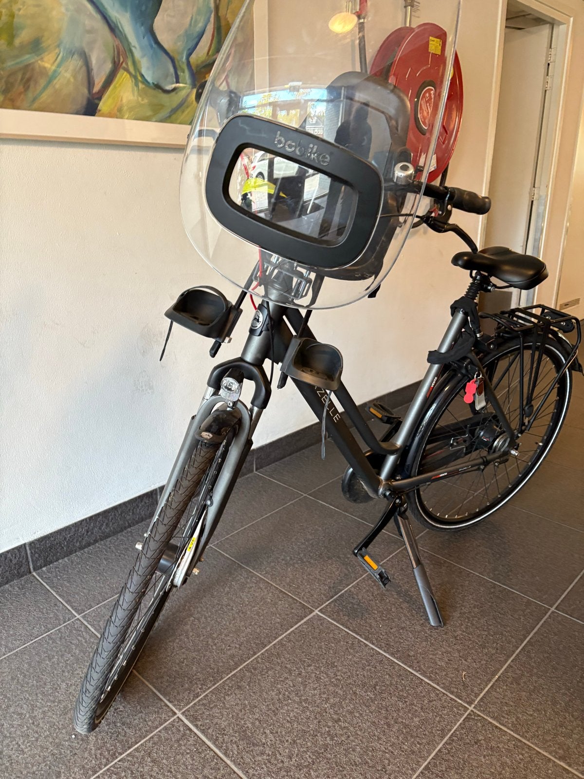 Foto 4 van Gazelle Vento damesfiets met fietsstoeltje