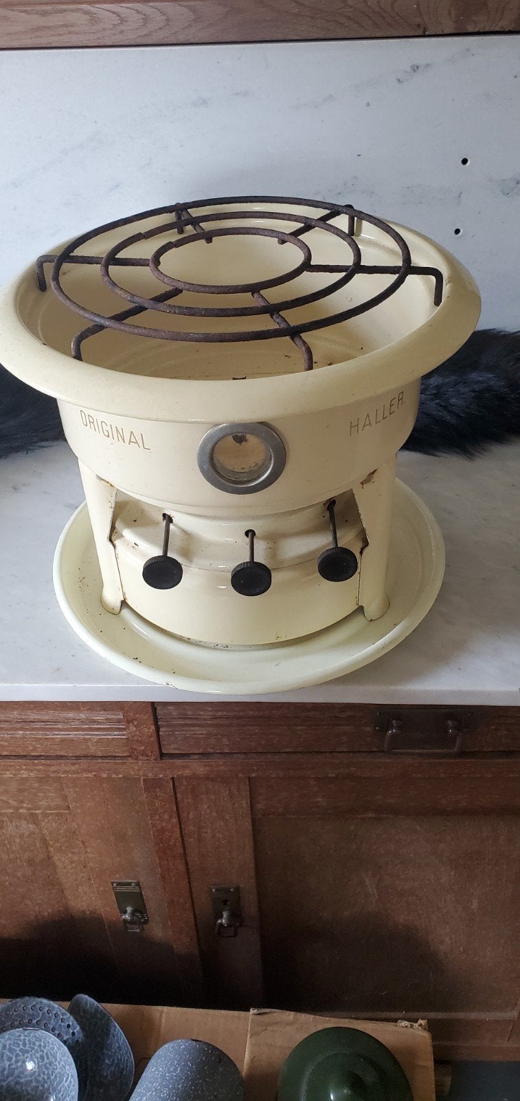 Vintage Original Haller Petroleum Kooktoestel, Ophalen of Verzenden
