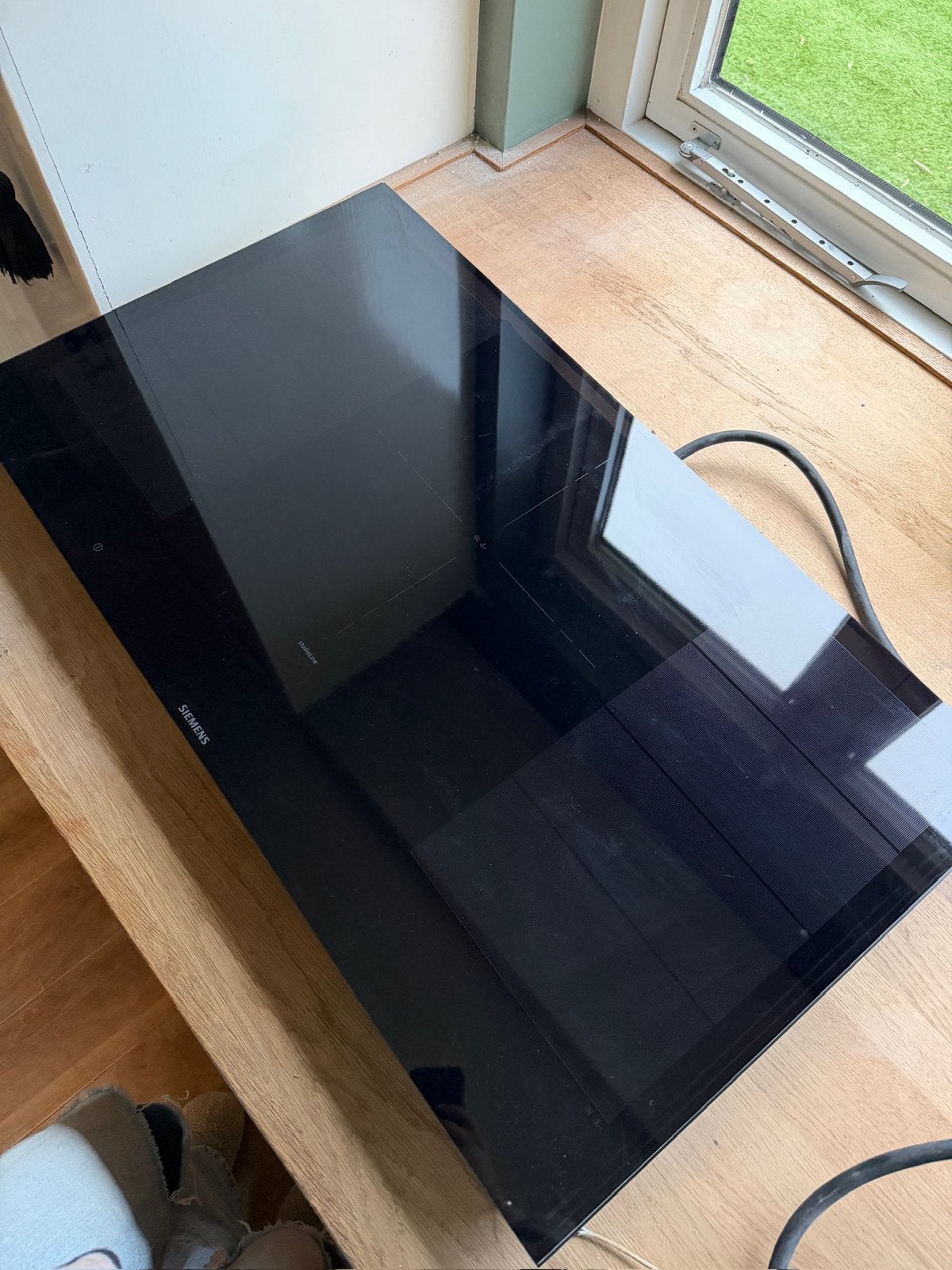 Siemens Studioline inductie kookplaat 90cm zgan, Witgoed en Apparatuur, Kookplaten, Ophalen, Gebruikt, 4 kookzones, Inbouw