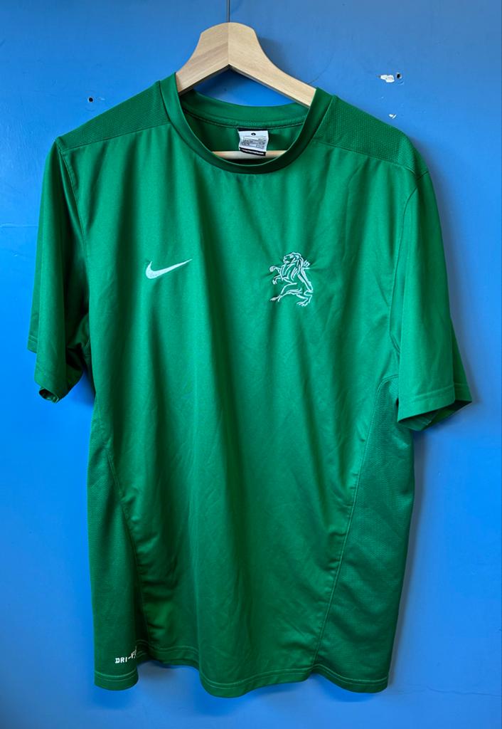 Vintage Nike Dri-Fit T-shirt Groen Maat L, Verzenden
