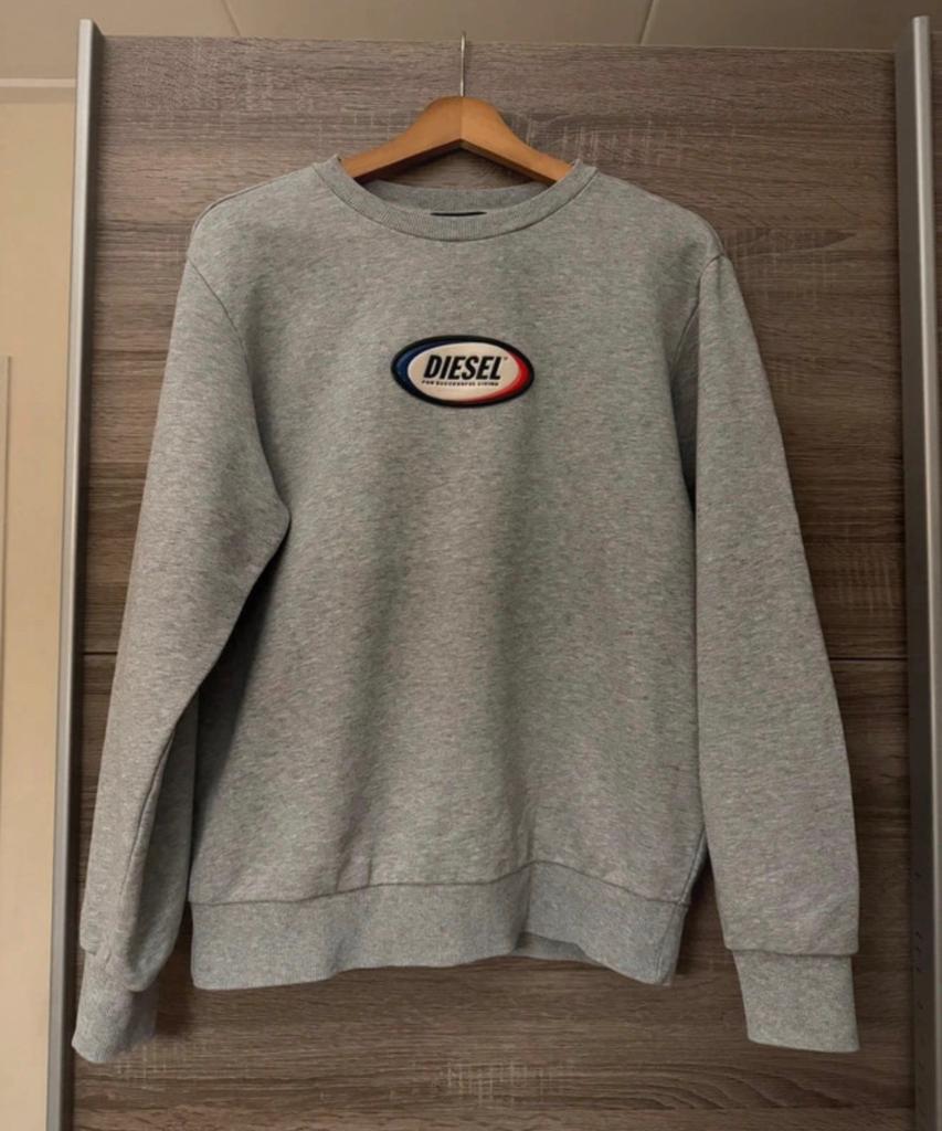 Diesel grey sweater | size small, Kleding | Heren, Truien en Vesten, Ophalen of Verzenden, Zo goed als nieuw, Maat 46 (S) of kleiner