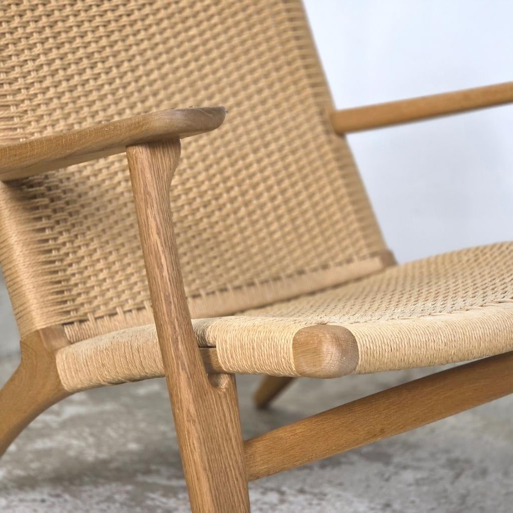Hans Wegner, Carl Hansen CH25 lounge stoel Origineel Deens, Huis en Inrichting, Ophalen, Gebruikt, Carl Hansen, Hout