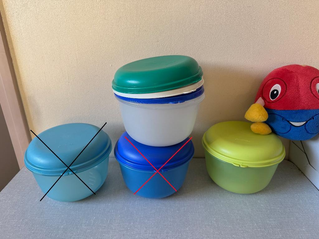 I.Z.G.S. verkerende slabol / slabak met rooster TUPPERWARE, Ophalen of Verzenden, Gebruikt, Groen, Bak of Kom