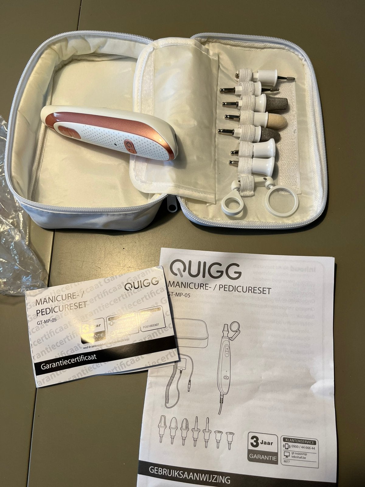 Niet professionele manicure/pedicureset, Ophalen of Verzenden, Zo goed als nieuw, Overige typen