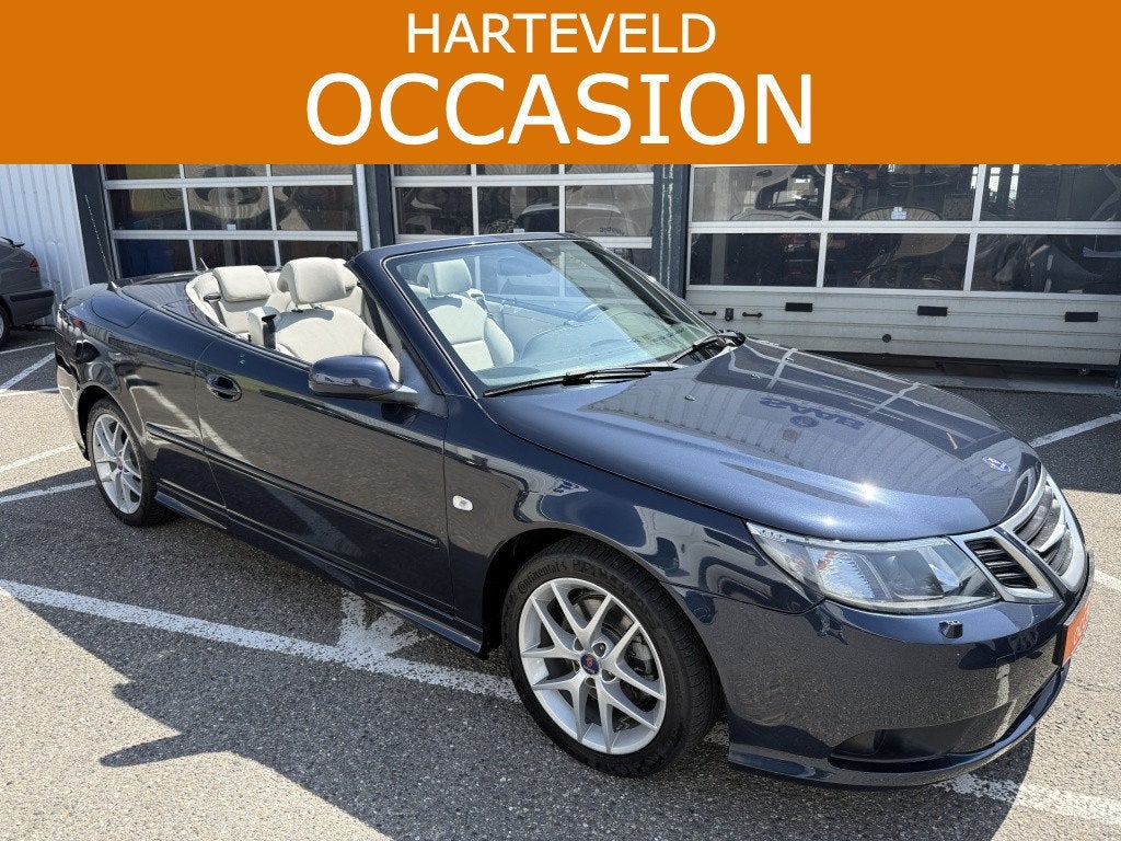 Saab 9-3 Cabrio 2.0t Vector - incl. nieuw Leder (bj 2010), Gebruikt, Beige, 4 cilinders, Leder