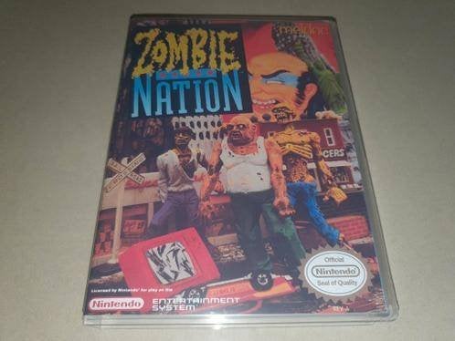 Zombie Nation NES Game Case, Avontuur en Actie, Verzenden, 1 speler, Zo goed als nieuw