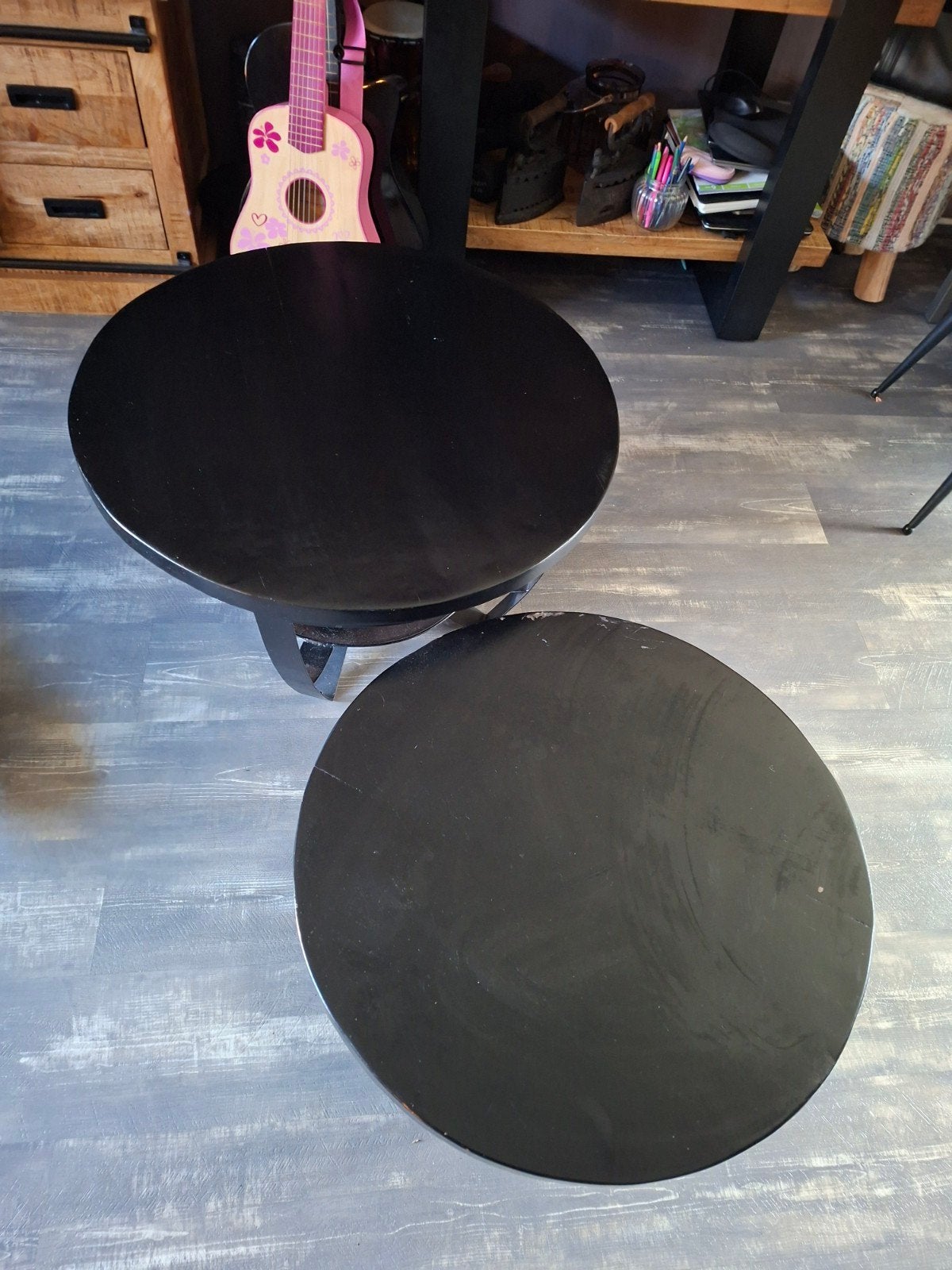 salon tafeltjes, Ophalen, Gebruikt, 50 tot 100 cm, Rond