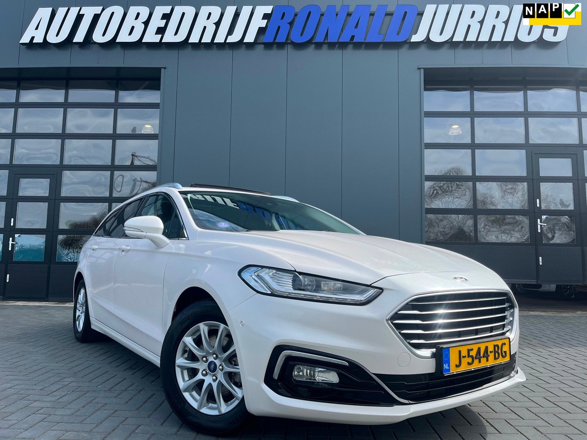 Ford Mondeo Wagon 2.0 IVCT HEV Titanium NLAuto/Panoramadak/L, Stof, Gebruikt, 4 cilinders, Mondeo