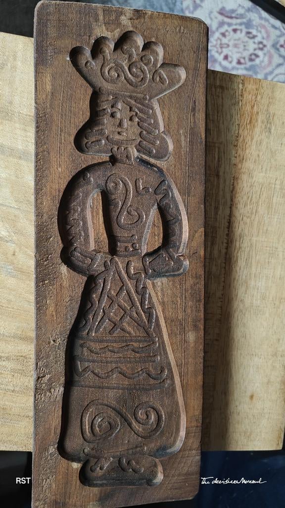 Oude Speculaasplank - Vorm voor Speculaas, Ophalen of Verzenden