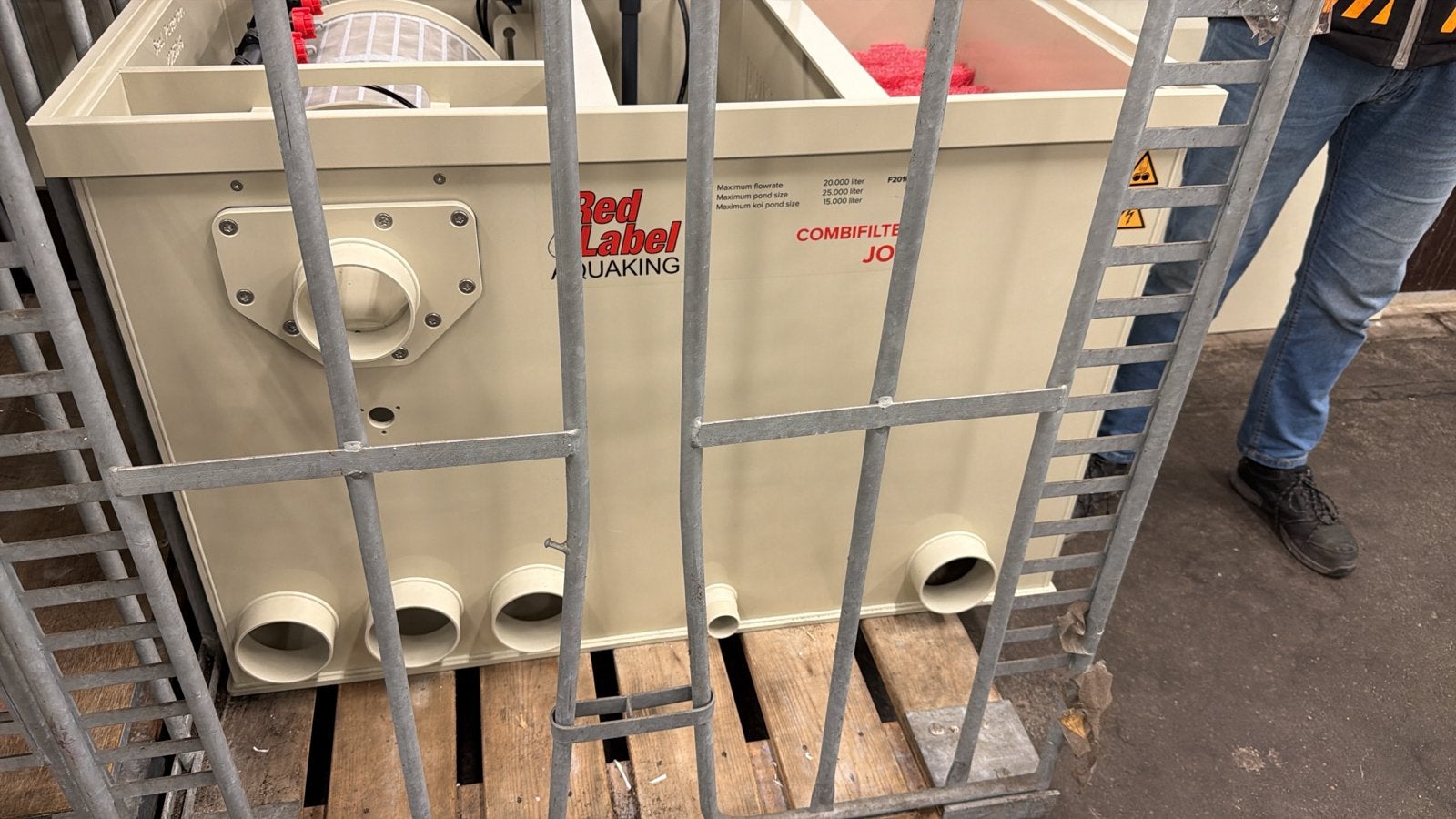 Red label combi trommel joy, Dieren en Toebehoren, Ophalen, Gebruikt, Filter, Overige merken