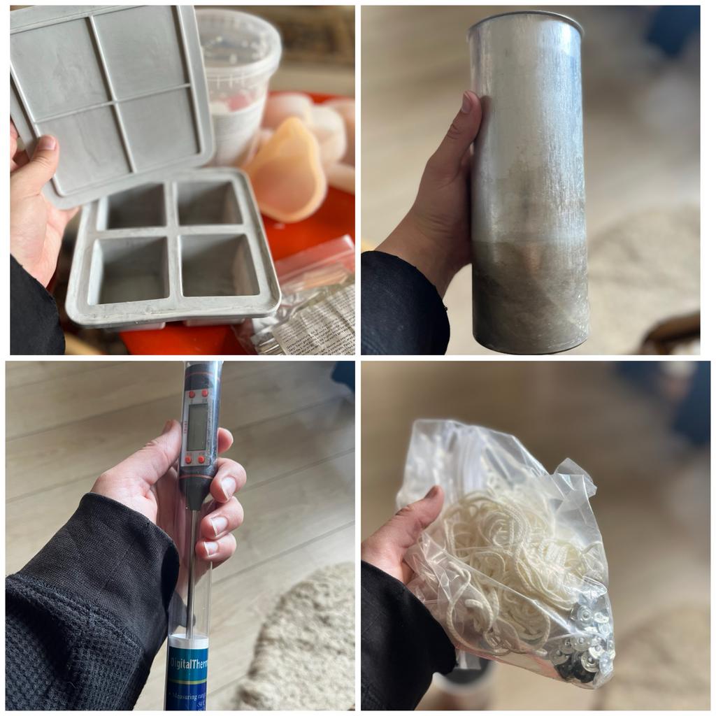 Complete Kaarsen Maak Set - DIY Kaarsen Maken, Ophalen of Verzenden, Gebruikt