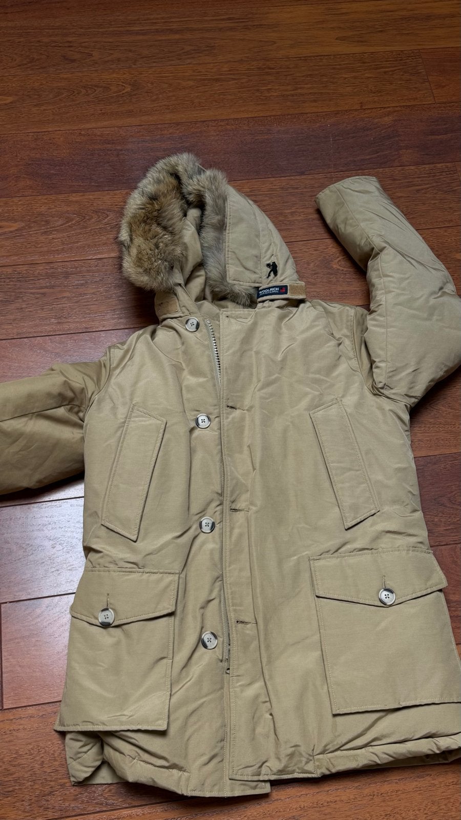 Woolrich Arctic Parka - Zo goed als nieuw, Ophalen of Verzenden, Zo goed als nieuw, Beige