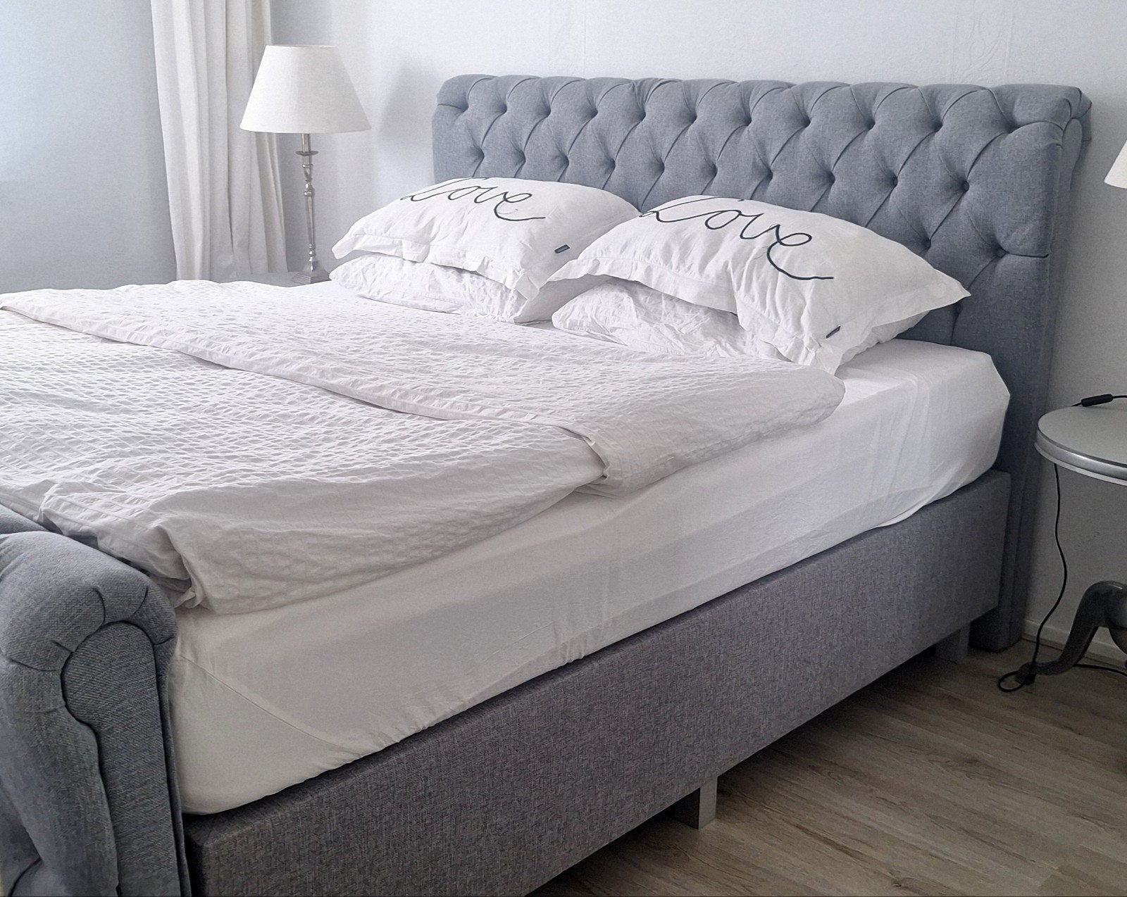 Boxspring breedte 1.80 - lengte 2.00, Ophalen, Gebruikt, Tweepersoons, 180 cm