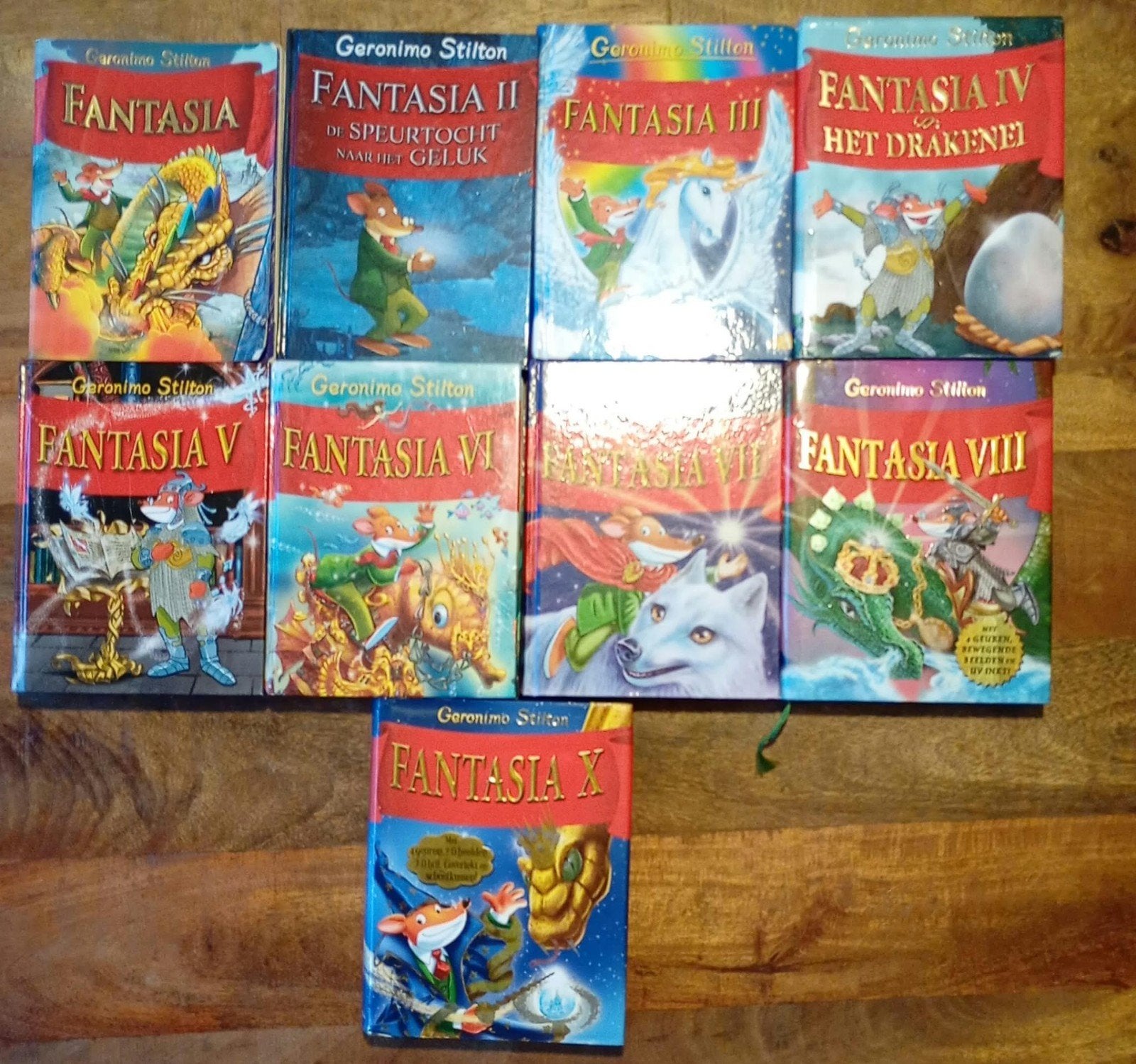Geronimo Stilton 1-8 en 10 fantasia, Boeken, Ophalen of Verzenden