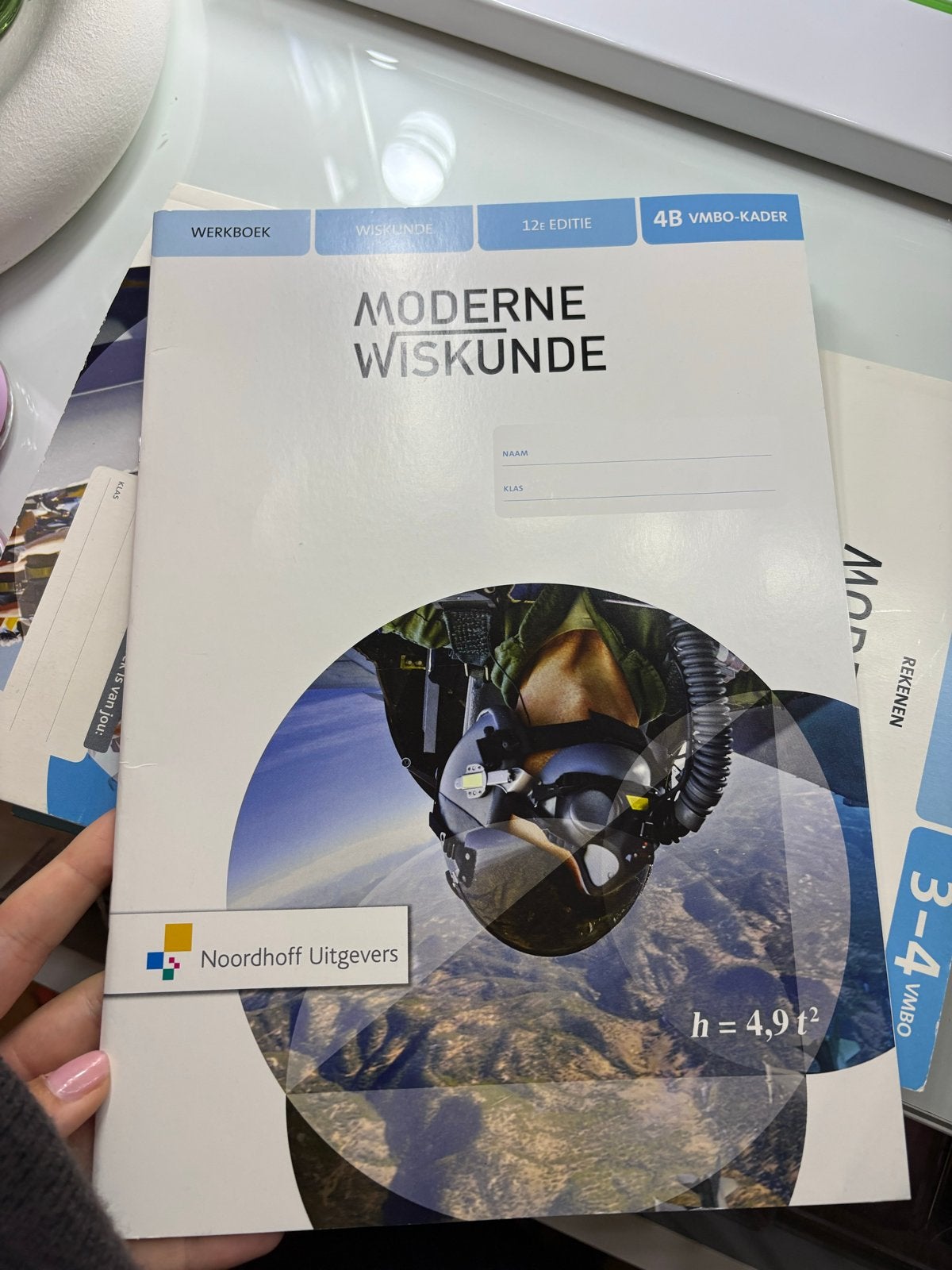 LEEG BOEK! Moderne Wiskunde Werkboek 4B VMBO-Kader 12e editi, Ophalen of Verzenden, Beta, Zo goed als nieuw, MBO