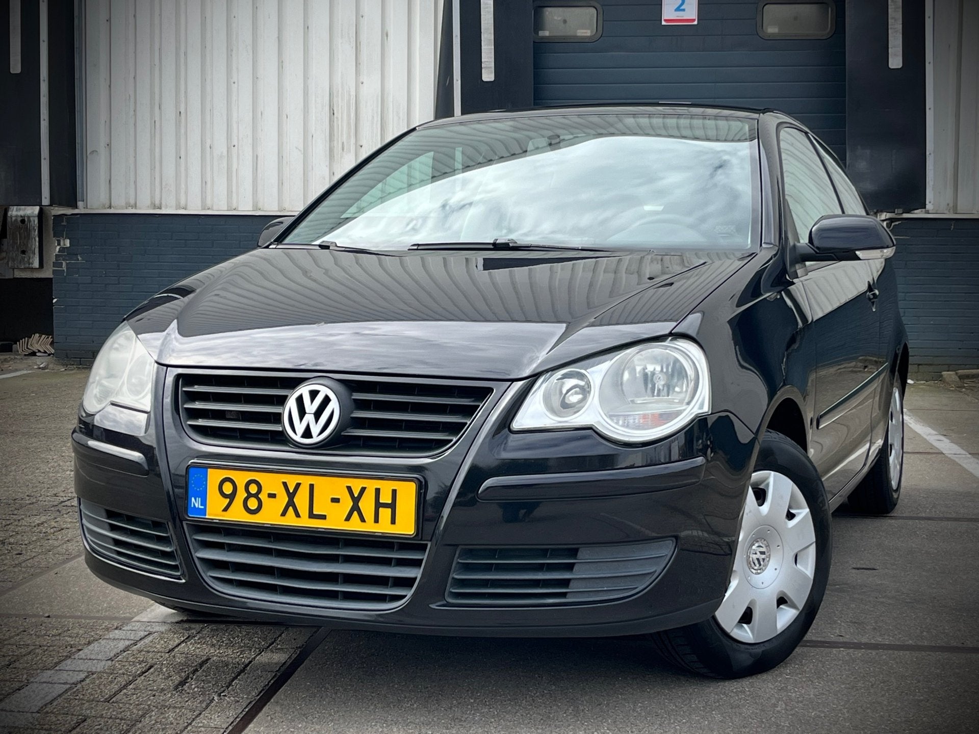 Volkswagen Polo 1.4-16V Optive | Airco | Nieuwe APK | Electr, Stof, Zwart, 4 cilinders, Zwart