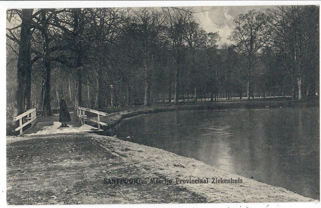 Santpoort - Meertje Provinciaal Ziekenhuis, Verzenden, 1920 tot 1940, Gelopen, Noord-Holland