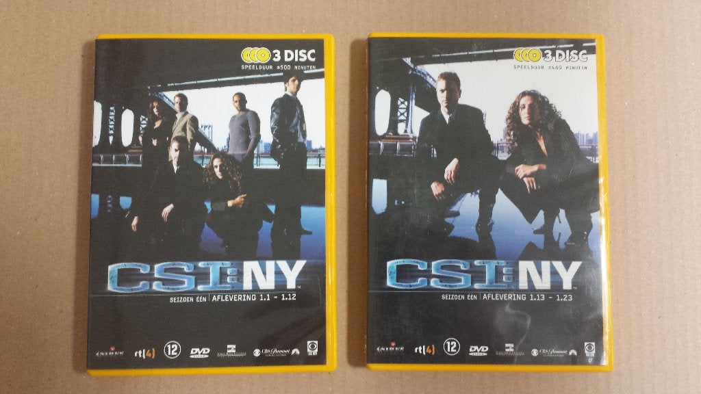 DVD's - CSI New York seizoen 1, Vanaf 12 jaar, Ophalen of Verzenden, Zo goed als nieuw, Detective en Krimi