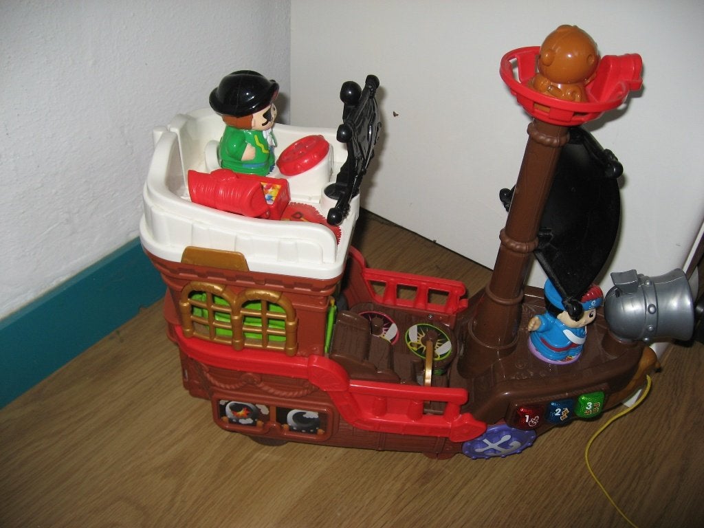 V tech piratenschip vanaf 1 jaar, Kinderen en Baby's, Speelgoed | Vtech, Ophalen of Verzenden, Zo goed als nieuw, 6 maanden tot 2 jaar