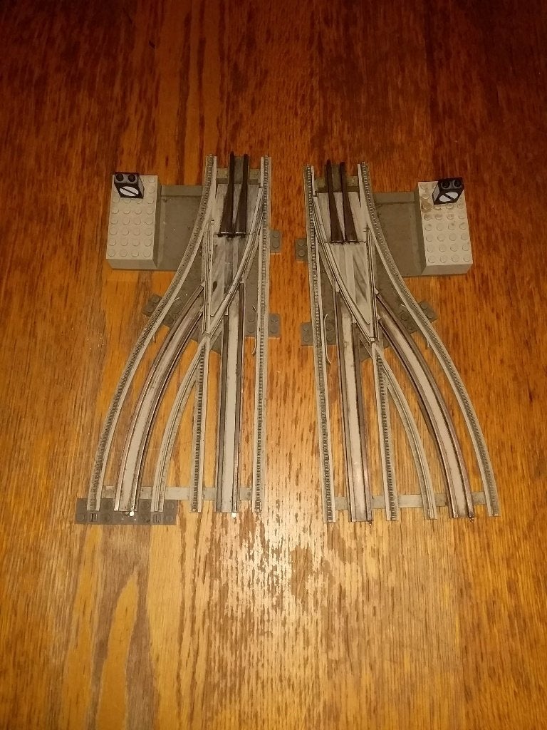 lego nr 7856 linker en rechter handwissel 12 volt lego trein, Kinderen en Baby's, Speelgoed | Duplo en Lego, Ophalen of Verzenden