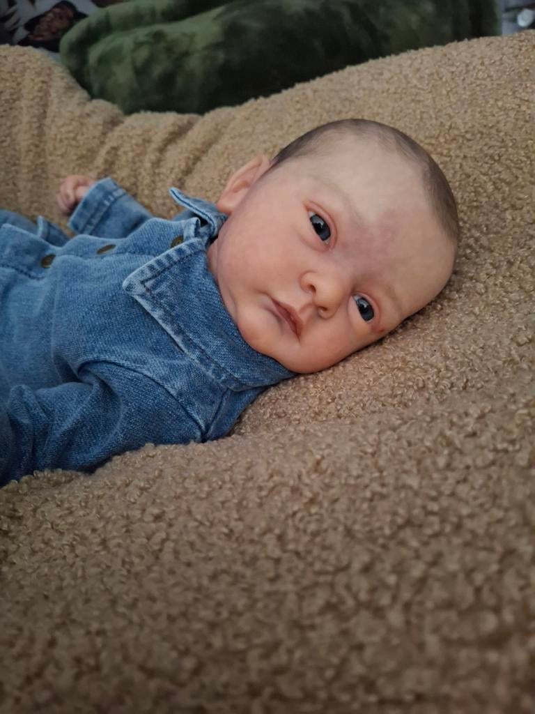 Reborn baby 💙🍼TEAB‼️❤️, Verzamelen, Poppen, Zo goed als nieuw, Babypop, Ophalen of Verzenden