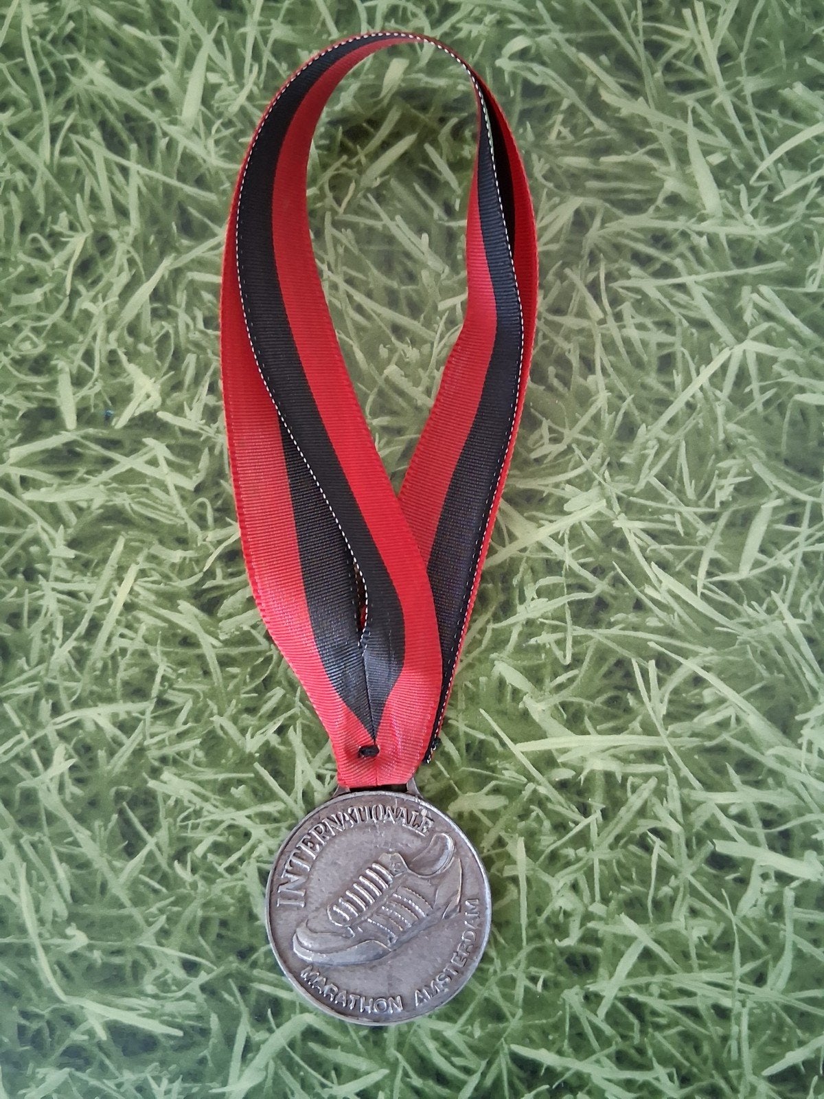 Medaille Internationale Adidas Marathon van Amsterdam 1979, Overige merken, Overige typen, Ophalen of Verzenden, Zo goed als nieuw
