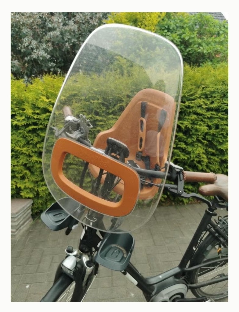 Bobike voorzitje met windscherm + 2 bevestigingen, Ophalen, Gebruikt, Voorzitje, BOBIKE