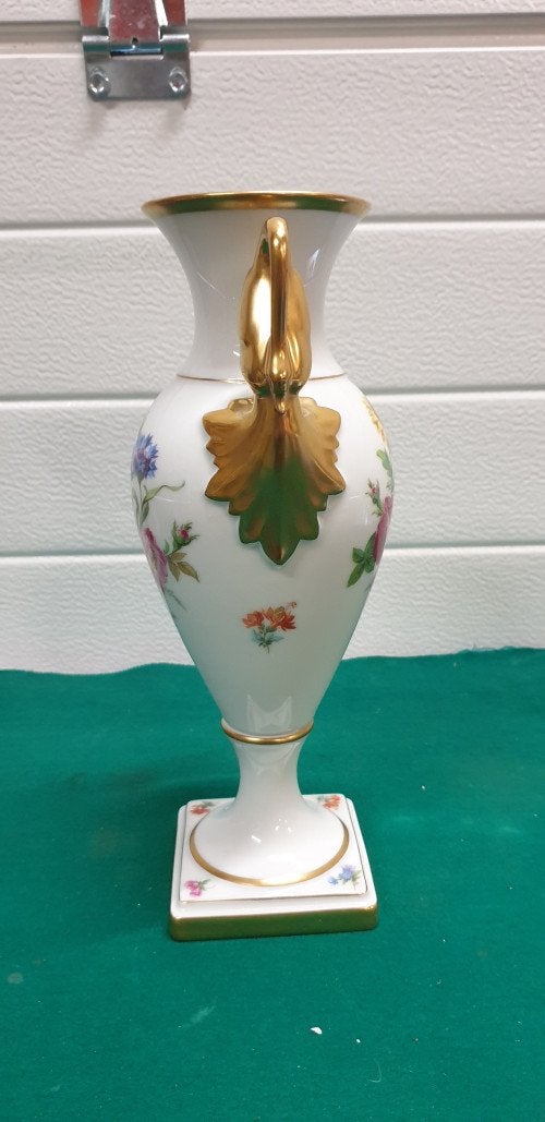 vaas alka kunst handvatten zijn gouden zwanen, Antiek en Kunst, Ophalen of Verzenden