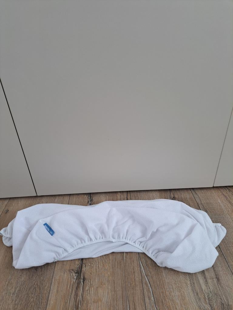 Aerosleep hoeslaken wit TE KOOP!, Gebruikt, Overige maten, Ophalen of Verzenden, Wit