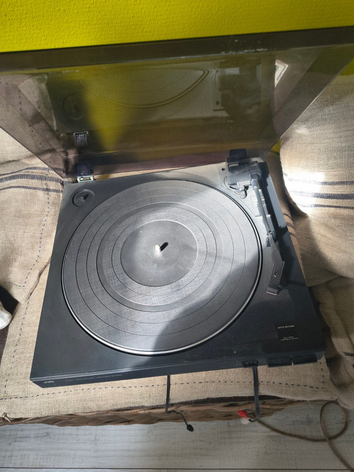 JVC AL-E31BK Automatische Platenspeler, Audio, Tv en Foto, Ophalen, Gebruikt, Platenspeler, Overige merken