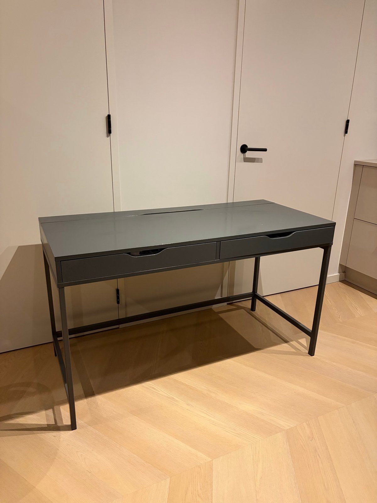 Ikea Alex Bureau Grijs Antraciet, Ophalen, Gebruikt, Overige merken, Grijs