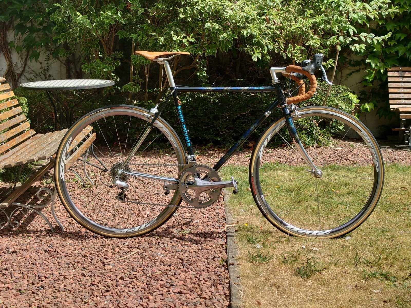Zgan Koga Miyata Full Pro - voll. Dura Ace 7800 - Vintage pa, Fietsen en Brommers, Fietsen | Oldtimers, Ophalen, Velgrem, Koga Miyata