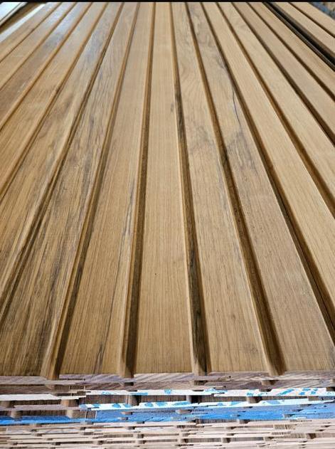 Thermo Frake/Ayous/vuren grenen/Essen rhombus profiel, Ophalen, Zo goed als nieuw, Hout