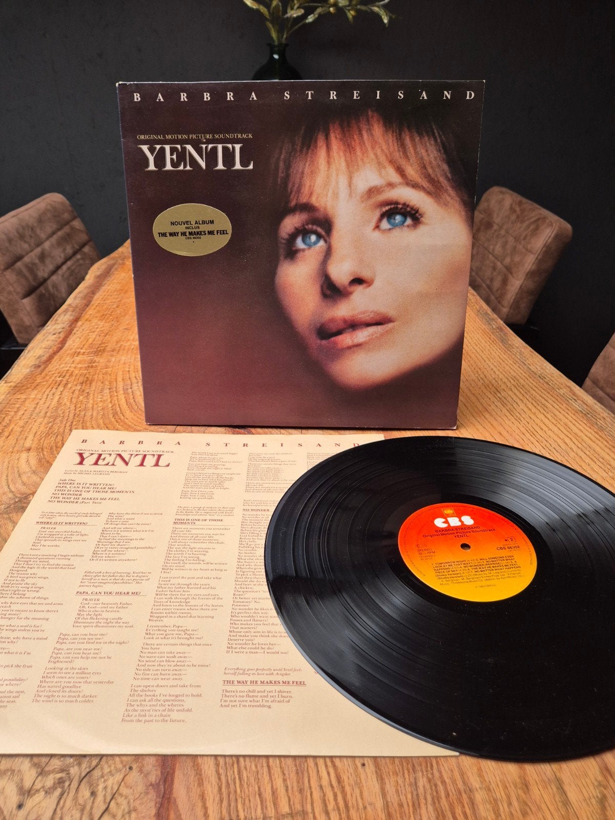 Barbra Streisand - Yentl, LP, Pop, Ophalen of Verzenden, Zo goed als nieuw