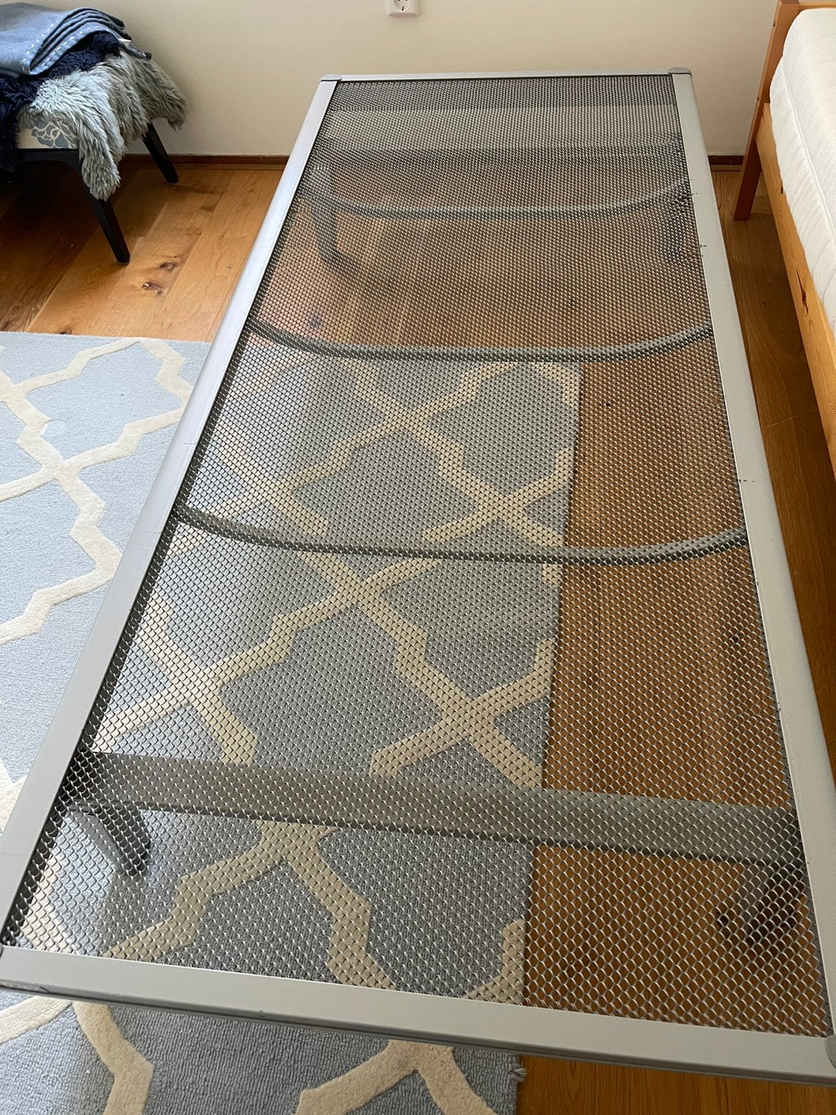 Avek metalen bed frame, Ophalen, Gebruikt, 90 cm, Eenpersoons