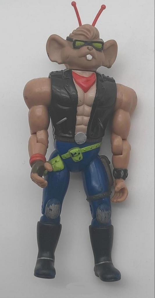 Biker Mice Throttle figuur Galoob 1993, Verzamelen, Poppetjes en Figuurtjes, Ophalen of Verzenden, Gebruikt