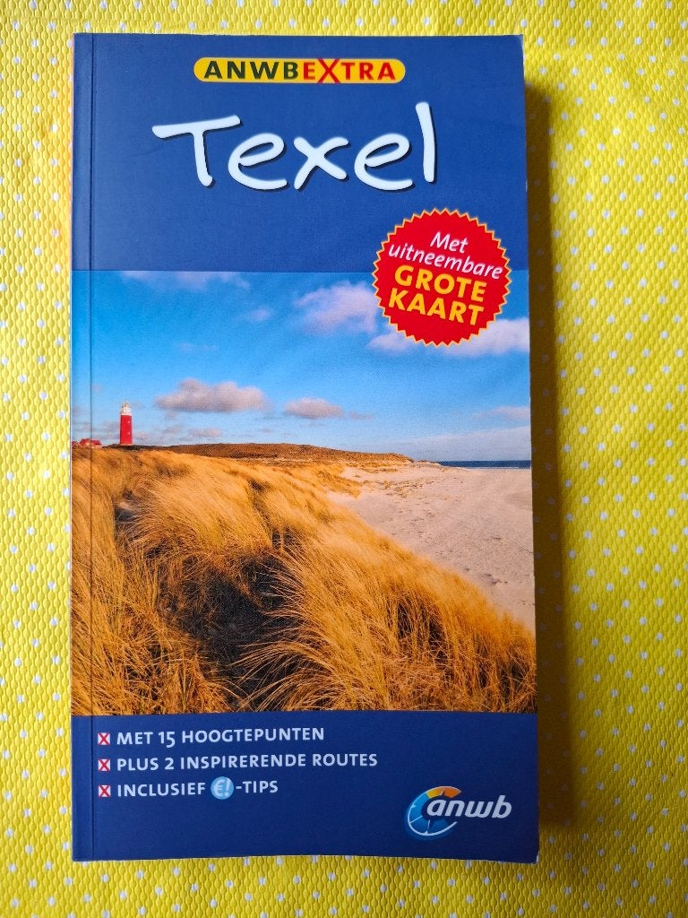 ANWB Extra Reisgids Texel met uitneembare kaart, Gelezen, Europa, Ophalen of Verzenden, Reisgids of -boek