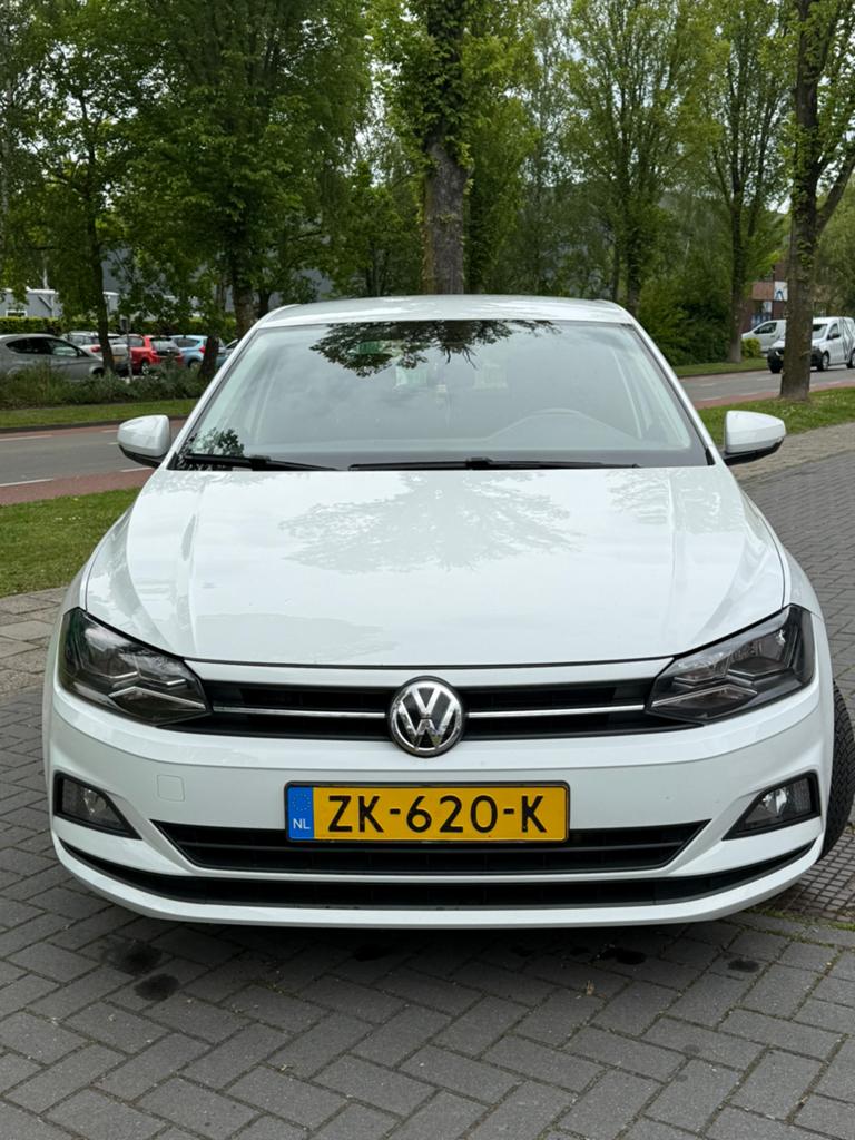 Volkswagen Polo 1.0 TSI 95pk 2019 Wit, Auto's, Volkswagen, Voorwielaandrijving, 40 €/maand, Wit, Origineel Nederlands