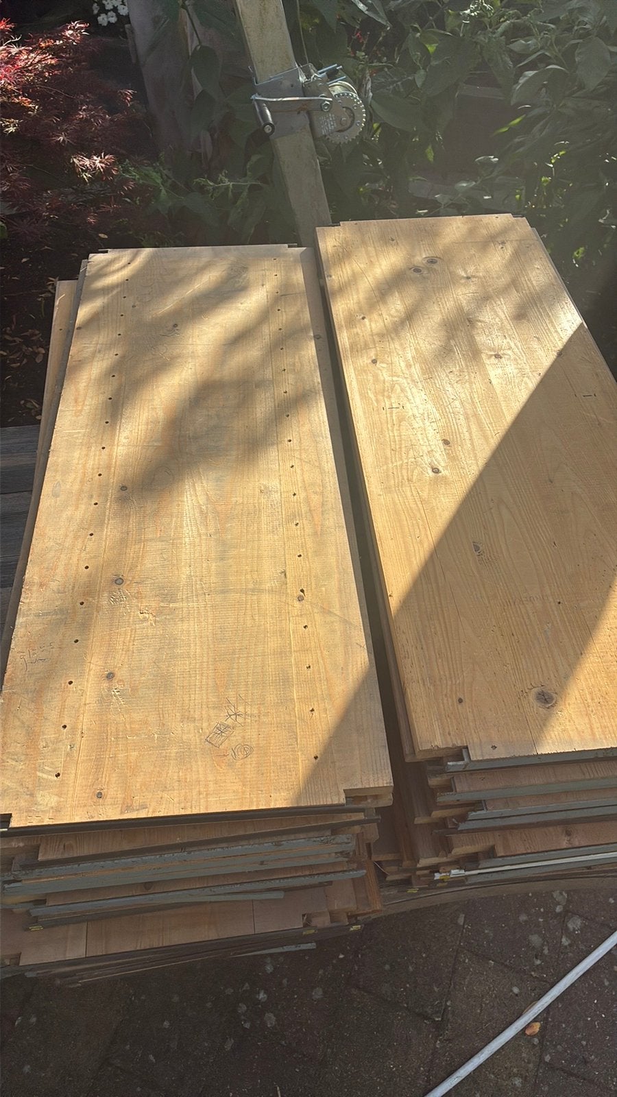 Lundia planken voor stellingkast 40x100  ( stelling kast ), Ophalen, Gebruikt