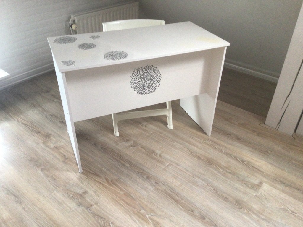 bureau, Huis en Inrichting, Bureaus, Ophalen, Gebruikt, 103 cm, Hout