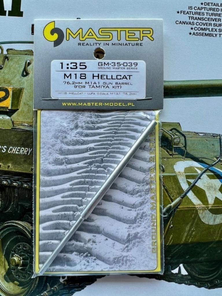 Tamiya 35376 U.S. Tank Destroyer M18 Hellcat 1/35 incl alu, Verzenden, Nieuw, 1:32 tot 1:50, Italeri