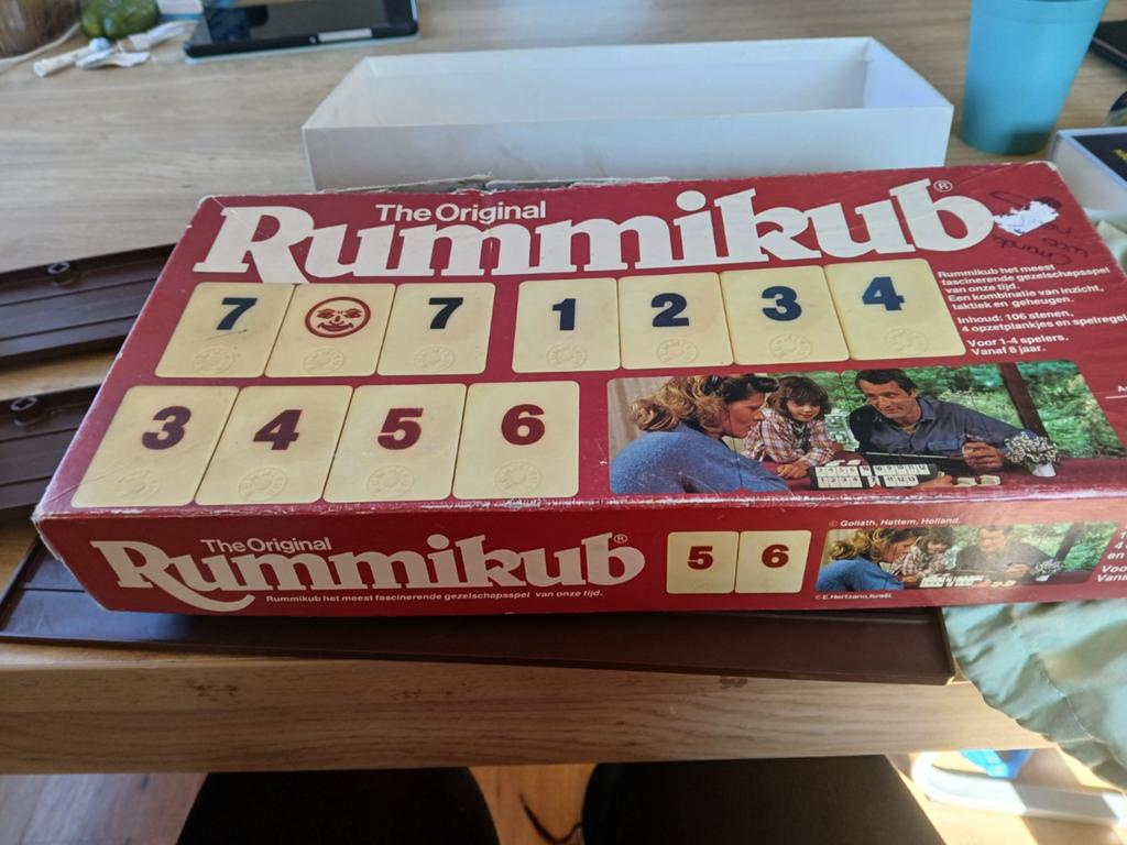 The Original Rummikub Gezelschapsspel - Vintage Editie, Een of twee spelers, Ophalen of Verzenden, Gebruikt, Goliath