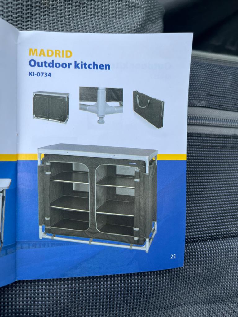 Obelink Madrid Outdoor Keuken - Z.g.a.n., Caravans en Kamperen, Kampeeraccessoires, Ophalen, Zo goed als nieuw