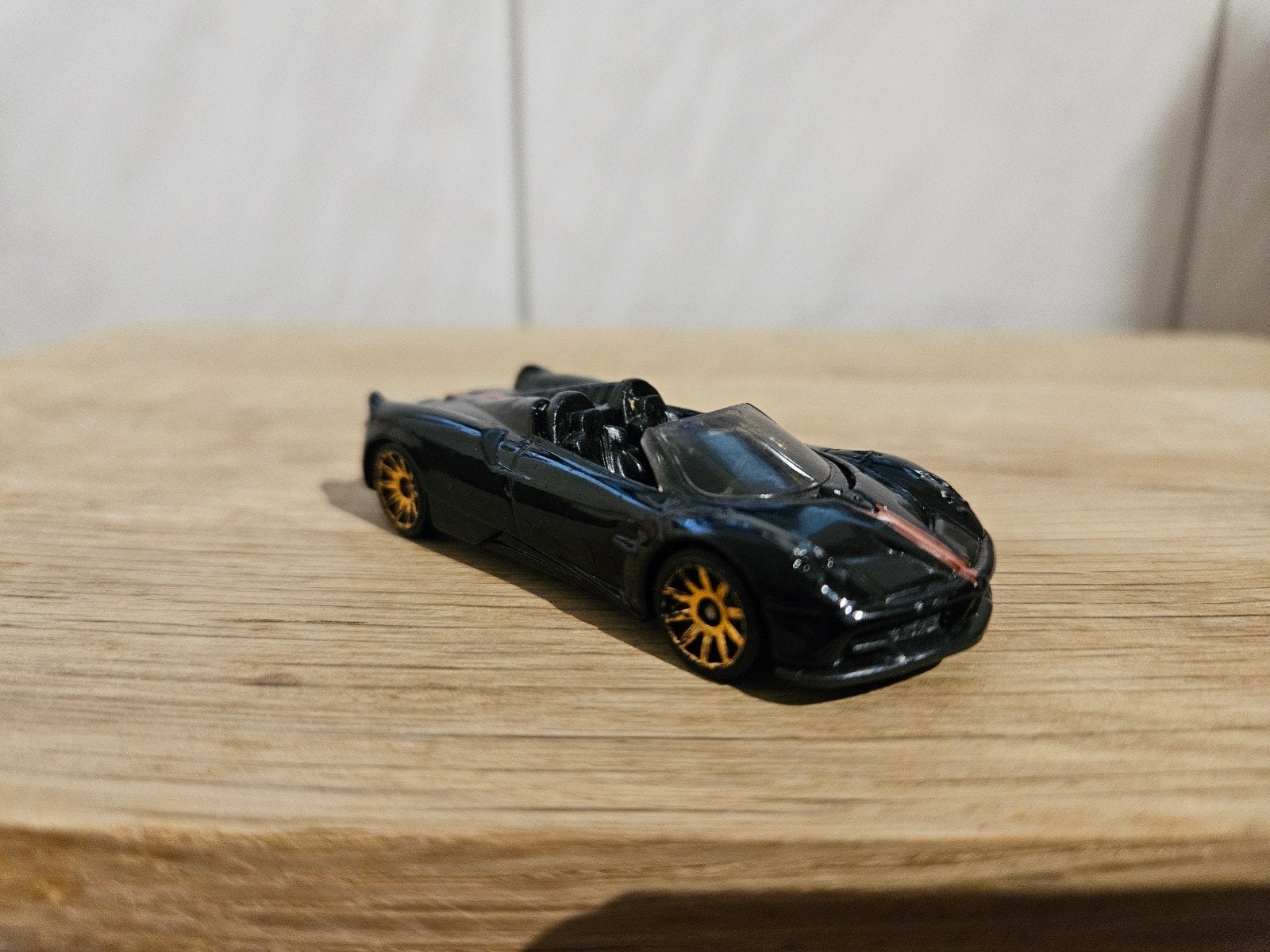 Hotwheels Hot Wheels 2017 Pagani Huayra Roadster Zwart, Ophalen of Verzenden, Auto