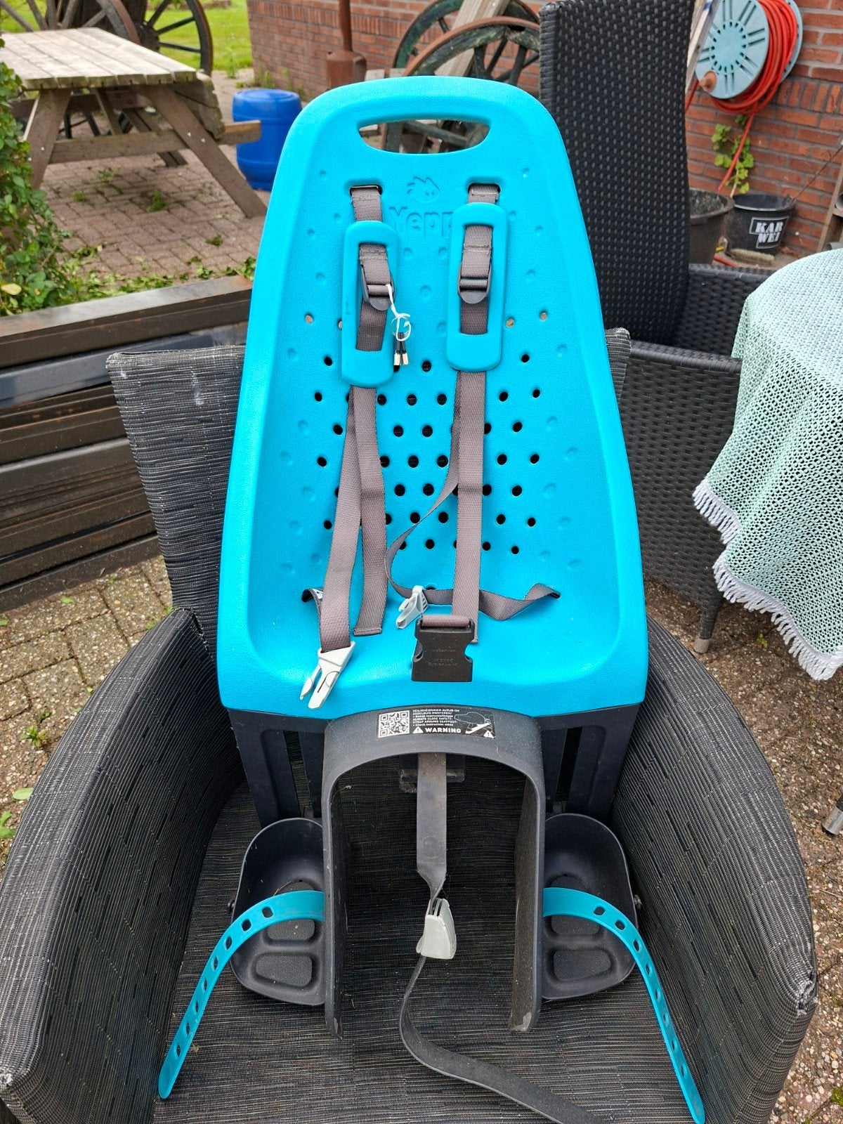 Yepp kinderzitjes, Ophalen, Gebruikt