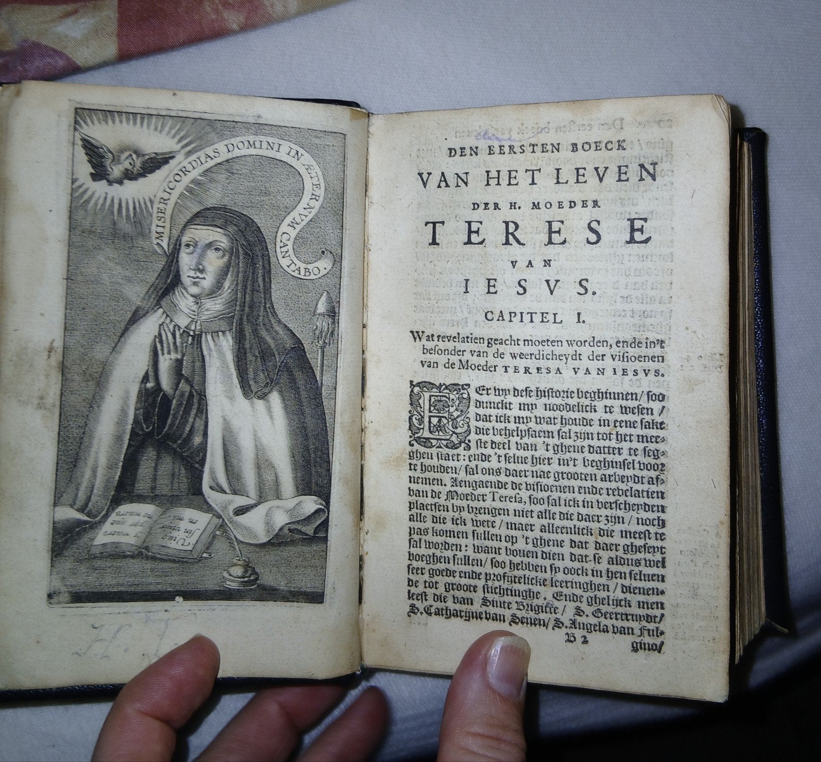 Zeldzaam Boek: Het Leven van de H. Moeder Teresa van Jezus, Antiek en Kunst, Ophalen of Verzenden, P. Francois van Ribera
