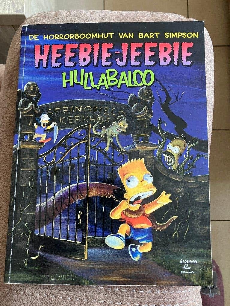 De horrorboomhut van bart Simpson Heebie Jeebie Hullabaloo, Eén stripboek, Ophalen of Verzenden, Zo goed als nieuw